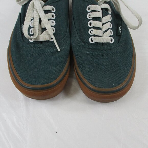 VANS Unisex Green Skateboarding Shoes Size 7 - Picture 3 of 8